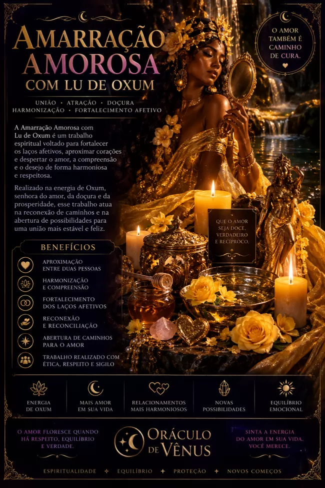 Amarração com Lu de Oxum